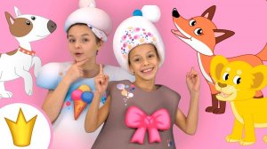 Принцессы - Песенка мультик про хвостики животных