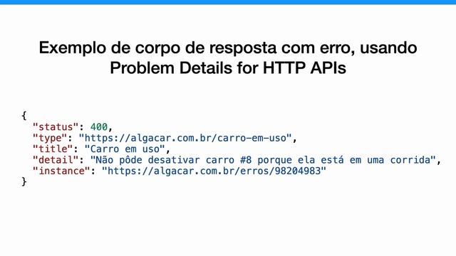 Boa prática para modelar respostas com erros em REST APIs (Problem Details for HTTP APIs) смотреть онлайн