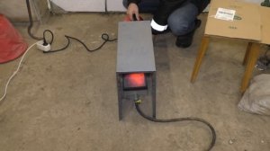 Инфракрасная, газово электрическая Пушка на 5 кВт . Быстрый обогрев .