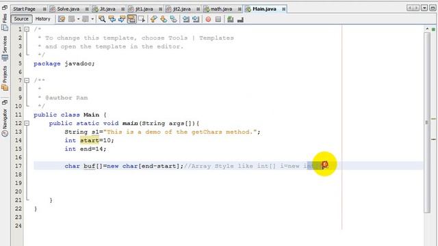 Java getChar Function смотреть онлайн
