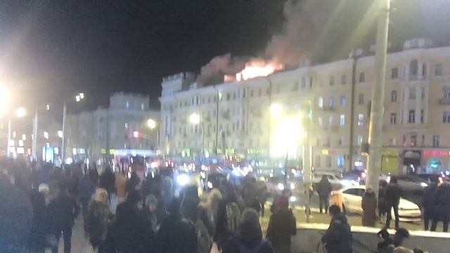 Пожар на ул. Пушкина Казань смотреть онлайн