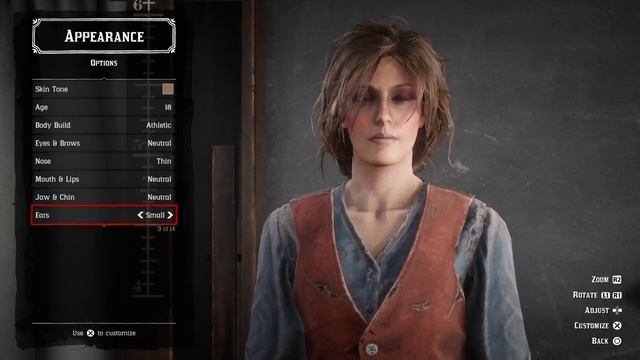 Red Dead Redemption Online: Female Face Sliders (Head 03) смотреть онлайн