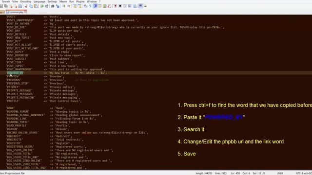 How To Change/Edit phpbb Footer смотреть онлайн