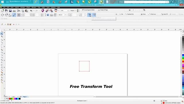 Corel Draw Tips & Tricks Free Transform Tool смотреть онлайн
