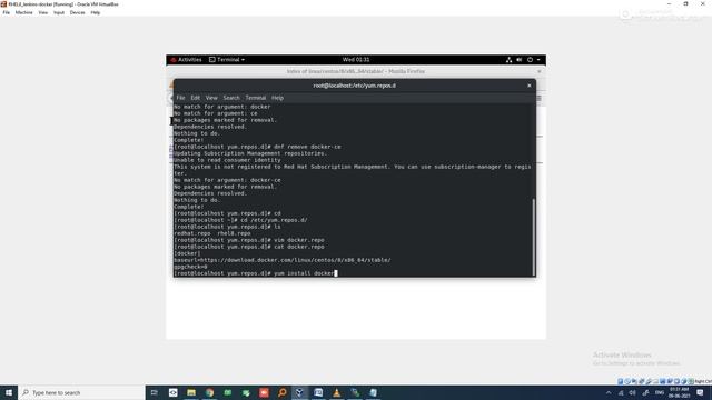 Install Docker in linux RedHat 8 || Error Solved смотреть онлайн