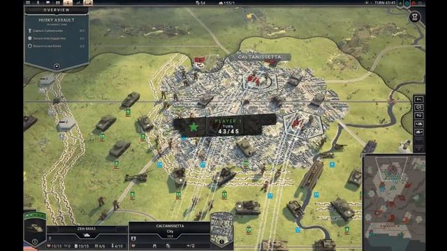 Panzer Corps 2 Husky Assault Final Push to Caltanissetta 2 of 2 смотреть онлайн