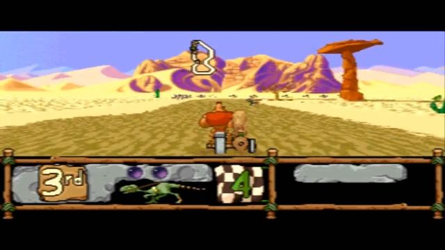 BC Racers [ENG] [Sega 32X] смотреть онлайн