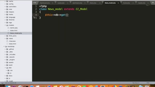Code Igniter - Listing entries from database смотреть онлайн