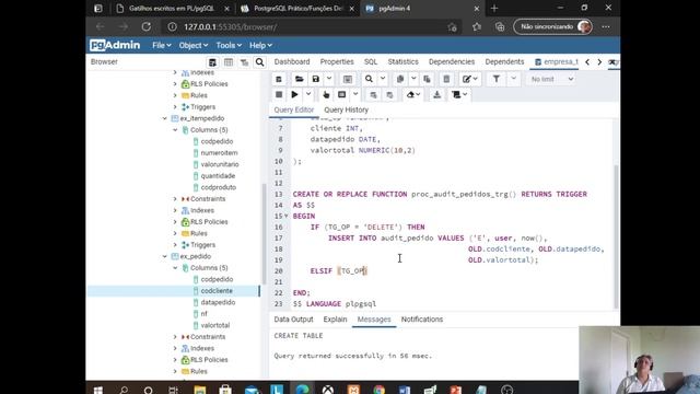Aula triggers Postgresql Aula 3 смотреть онлайн