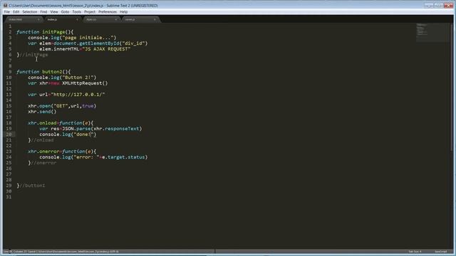 {HTML5} Урок 2, Как организовать AJAX или XMLHttpRequest. смотреть онлайн