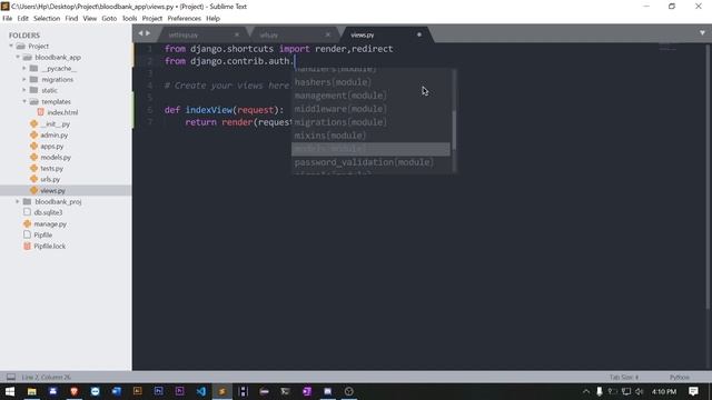 #4 Django tutorials | Django Project | Part 02 | Python Django Web Framework смотреть онлайн