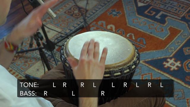 Djembe/Hand Drum Rhythm Tutorial: 3 Beat Pattern смотреть онлайн