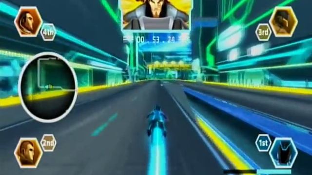 Wii Tron Evolution Battle Grids - Light Cycle Race | Traffic смотреть онлайн