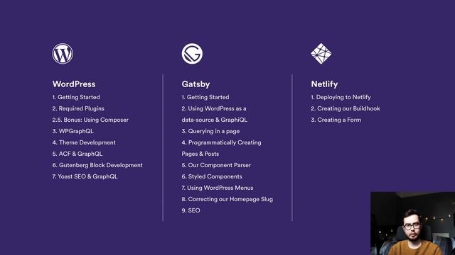 Gatsby & WordPress - 1. Course Overview смотреть онлайн