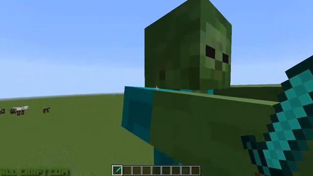 Зомби Гигант Майнкрафт смотреть онлайн