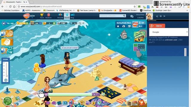 Woozworld Spring Break maze walkthrough смотреть онлайн