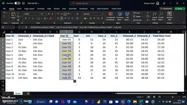 USER ID Sort/Order solved смотреть онлайн