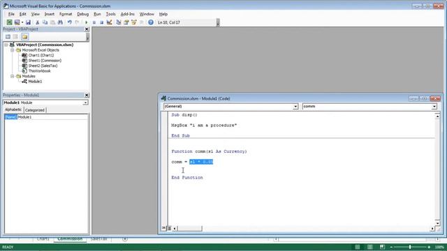 ms-office-excel in Telugu-creating subrotine or functions-Lesson-71 смотреть онлайн