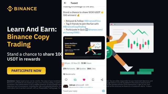 Instant $10 Binance Copy Trading Learn and Earn Quiz Answer смотреть онлайн