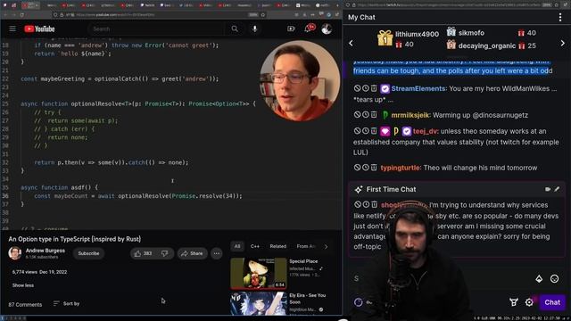 Prime React: An Option type in TypeScript (inspired by Rust) смотреть онлайн