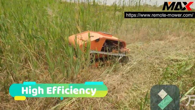 LOOK!Remote Control Slope Lawn Mower from China!Best RC Robot With 80 cm Cutting Width смотреть онлайн