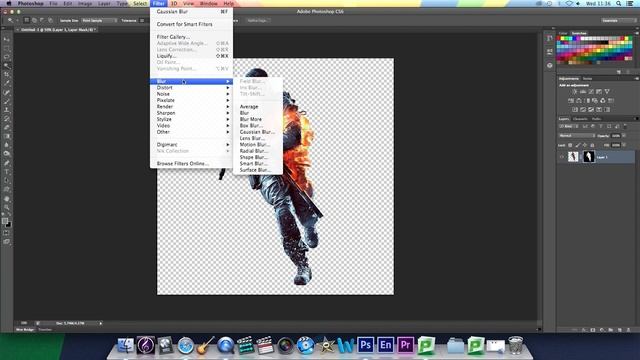 Photoshop CS6 Tutorial: How To Smoothen The Edges Of An Image смотреть онлайн