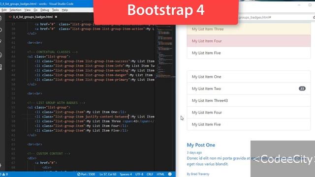 Bootstrap 4 #9 смотреть онлайн
