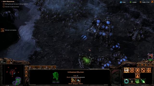 StarCraft: Mass Recall V7.1 Brood War Zerg Campaign Mission 7 - Drawing of the Web смотреть онлайн