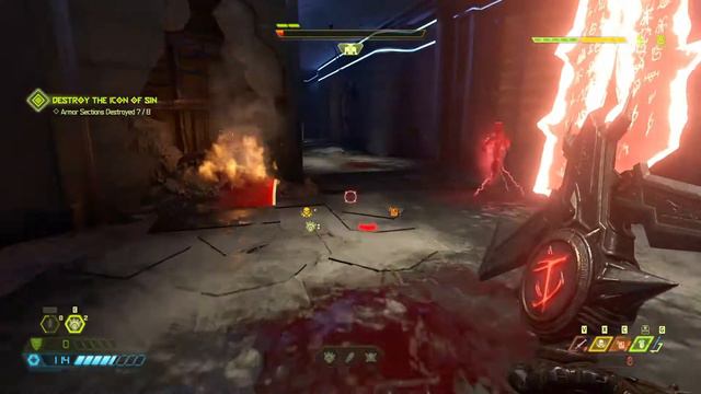 Doom Eternal icon of sin fight смотреть онлайн