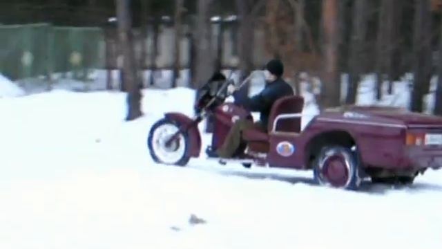 Трайк на базе ЗАЗ.mp4 смотреть онлайн