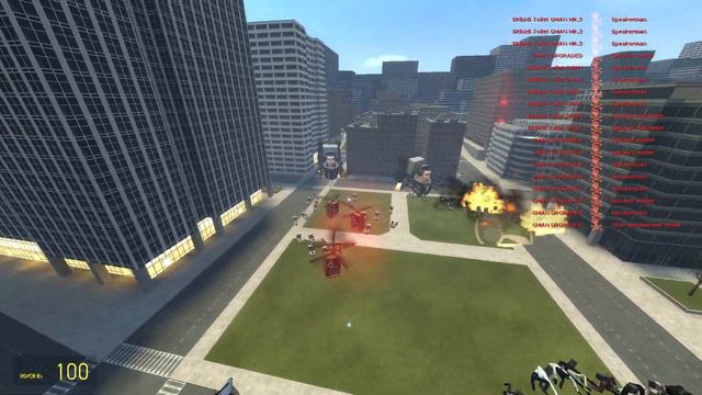 UPGRADED GMAN SKIBIDI TOILET VS UPGRADED TITAN CAMERAMAN , CAMERA WOMAN , SPEAKERMAN Garry's Mod! смотреть онлайн