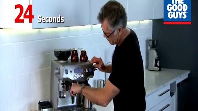 Two cappuccinos in 90 seconds with Breville The Oracle | The Good Guys смотреть онлайн