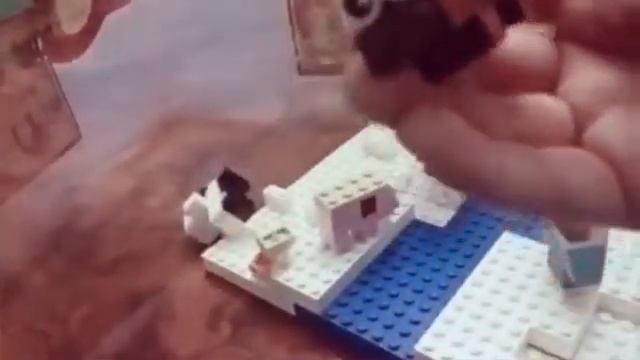 Lego Minecraft снежный биом Самоделка Лего Майнкрафт 1 смотреть онлайн
