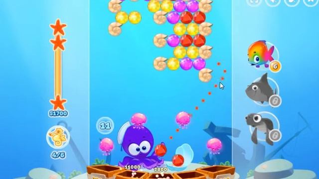 Bubble Sea Mystery Level 17 смотреть онлайн