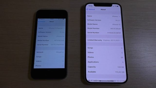 iPhone 5s vs iPhone 12 Incoming Call смотреть онлайн