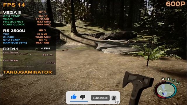 SONS OF THE FOREST | RYZEN 5 3500U | 8GB RAM | 600p BENCHMARK смотреть онлайн