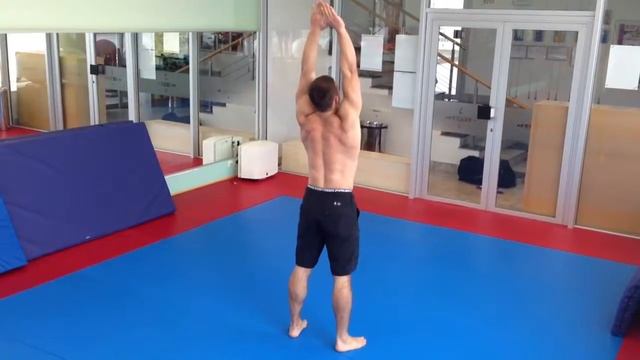 Сальто назад с места от Кравченко Александра ( Cross Fit Banda ) смотреть онлайн