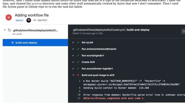 Problems After Deploying Gitub Repo to Azure Kubernetes Service смотреть онлайн