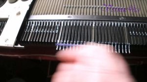 Способы начала вязания на  машине Нева1, Нева 2.