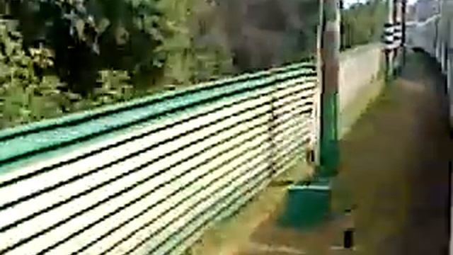 Станция Люберцы-1 из окна скорого поезда смотреть онлайн