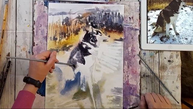 Как понять акварель? Выпуск #3 #акварель #живопись смотреть онлайн