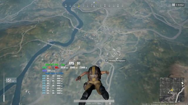 PUBG тест FPS на GTX 960 4gb от msi смотреть онлайн