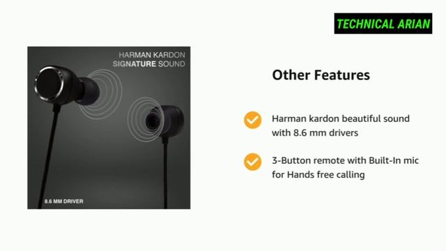 New Harman Kardon Fly wireless Bluetooth in Ear Headphone with Mic⚡ смотреть онлайн