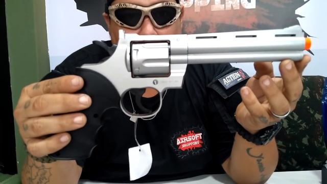 Airsoft: Modelo Revólveres calibre 38 Spring´s. смотреть онлайн