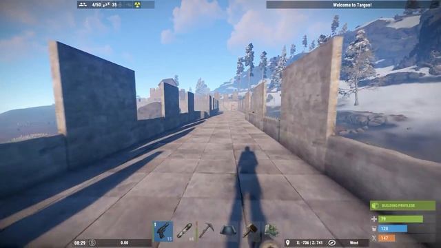 Best China Wall in Rust game ? / Rust Great Wall of China Finished ! смотреть онлайн