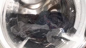 Стирка тёмных вещей - Hotpoint-Ariston - Синтетика 30° 1000, доп.полоскание, быстрая стирка