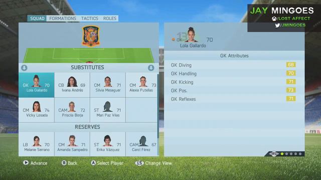 FIFA 16 Early Xbox 360 - Spain Women's National Team Roster FULL смотреть онлайн