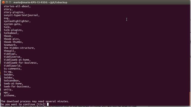 TiddlySpace bash backup script intro смотреть онлайн