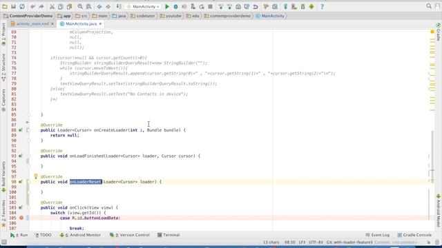 Content Provider - Part 3, Loader and CursorLoader смотреть онлайн