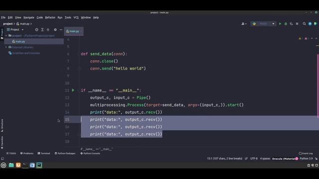 Multiprocessing Python Pipe. Используем трубы для общения между процессами смотреть онлайн